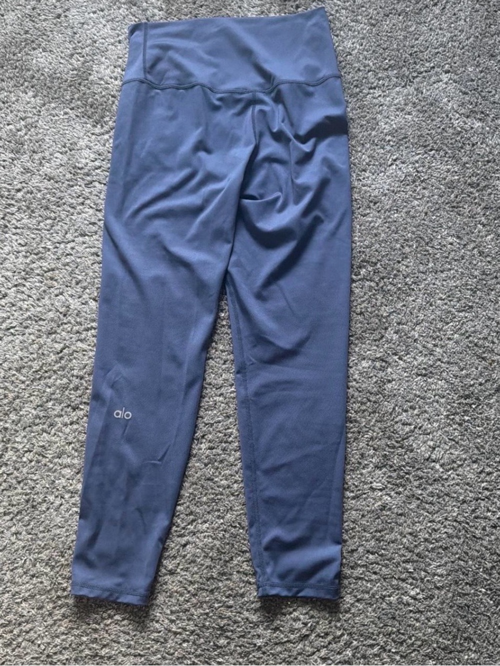 ALO Yoga High-Waist Leggings in Navy Blue